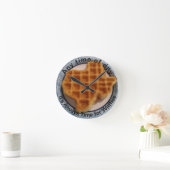 Horloge Ronde Any Time of Day Gaufle Kitchen Clock (Maison)