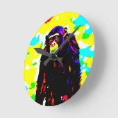 Horloge Ronde Ape numérique (Angle)