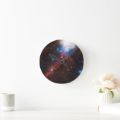 Horloge Ronde APEX Vue d'une formation Star dans la Nebula Orion (Maison)