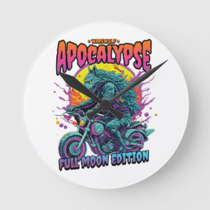 Horloge Ronde Apocalypse des loups-garous
