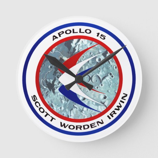 Horloge Ronde Apollo 15 insignes (Recto)