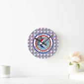 Horloge Ronde Apollo 15 insignes (Maison)