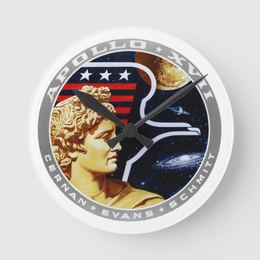 Horloge Ronde Apollo 17 (Recto)