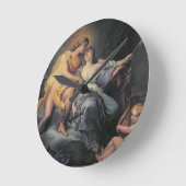 Horloge Ronde Apollo caressing the nymph Leucothée (Angle)