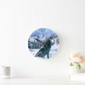 Horloge Ronde Appel de loup (Maison)