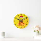 Horloge Ronde Appelez-Moi Gigi Claus-56374 (Maison)