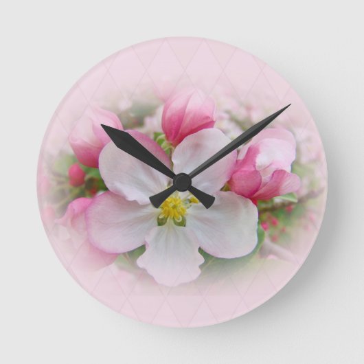 Horloge Ronde Apple Blossom Time (Recto)