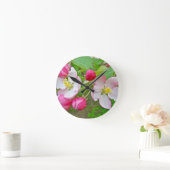 Horloge Ronde Apple Blossom Time (Maison)