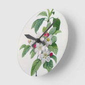 Horloge Ronde Apple fleurissent, du 'DES de Les Choix plus des (Angle)