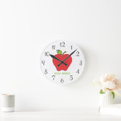 Horloge Ronde Apple | Teacher Clock (Maison)