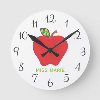 Horloge Ronde Apple | Teacher Clock