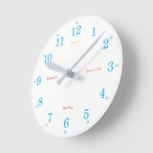 Horloge Ronde Apprentissage (Angle)