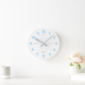 Horloge Ronde Apprentissage (Maison)