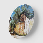 Horloge Ronde APRÈS-MIDI À RIMAGGIO / Vue Toscane (Angle)