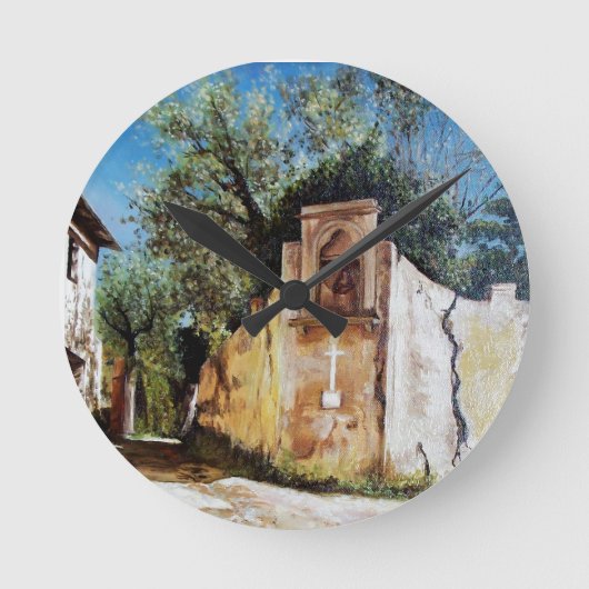Horloge Ronde APRÈS-MIDI À RIMAGGIO / Vue Toscane (Recto)