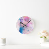 Horloge Ronde Aquarelle (Maison)