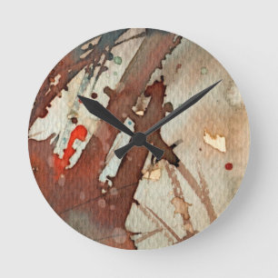 Horloge Ronde aquarelle 5 d'arrière - plan