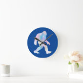 Horloge Ronde Aquarelle Bigfoot (Maison)