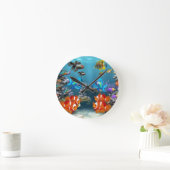 Horloge Ronde Aquarium (Maison)