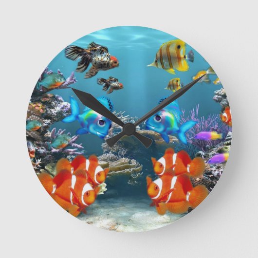 Horloge Ronde Aquarium (Recto)