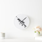 HORLOGE RONDE AR15 (Maison)