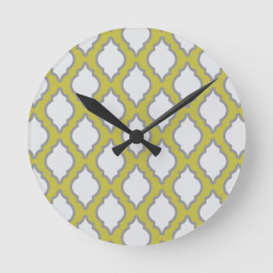 Horloge Ronde Arab Style Pattern