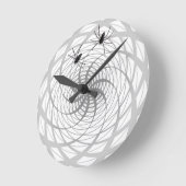 Horloge Ronde Araignées et Web (Angle)