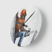 Horloge Ronde Arboriste Tree Surgeon (Angle)