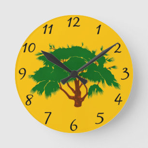 Horloge Ronde Arbre