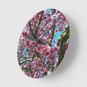 Horloge Ronde Arbre à tulipes (Angle)