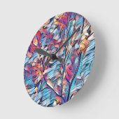 HORLOGE RONDE ARBRE ABSTRAIT (Angle)