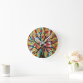 Horloge Ronde Arbre de vie (Maison)