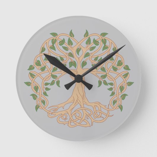 Horloge Ronde Arbre De Vie (Recto)