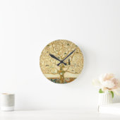 Horloge Ronde Arbre de Vie par Gustav Klimt (Maison)