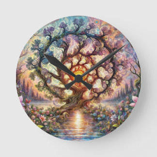 Horloge Ronde arbre dynamique