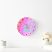 Horloge ronde arc-en-ciel (Maison)
