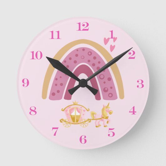 Horloge Ronde Arc-en-ciel (Recto)