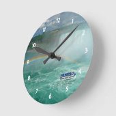 Horloge Ronde arc-en-ciel du niagara (Angle)