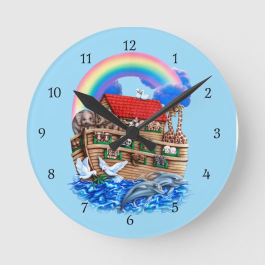 Horloge Ronde Arche de Noé (Recto)