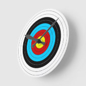 Horloge Ronde Archery Target Clock (Angle)