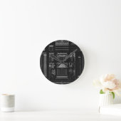 Horloge Ronde Architecture graphique IV (Maison)