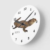 Horloge Ronde Armadillo girdled lizard (Angle)