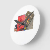 HORLOGE RONDE ARMES N'ROSES, MÉTALLIQUE (Angle)