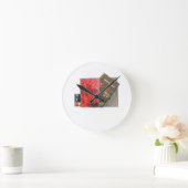 HORLOGE RONDE ARMES N'ROSES, MÉTALLIQUE (Maison)