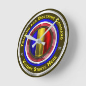 Horloge Ronde Army Training and Doctrine Command Keepsake (Angle)