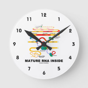 Horloge Ronde ARN mûr à l'intérieur d'humour de biologie