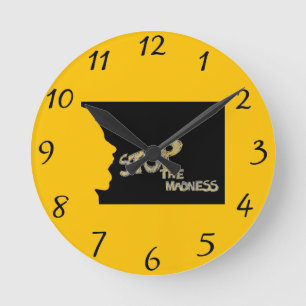 Horloge Ronde Arrêtez L'Horloge Mur De La Folie