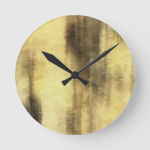 Horloge Ronde arrière - plan abstrait d'aquarelle d'art sur le