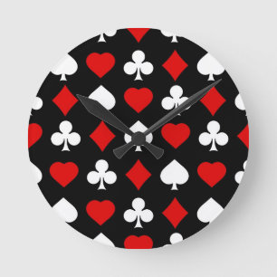 Horloge Ronde Arrière - plan avec des costumes