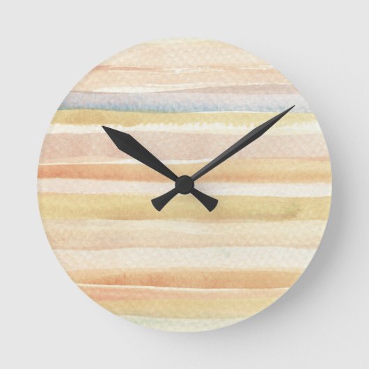 Horloge Ronde Arrière - plan d'art d'aquarelle, texture (Recto)